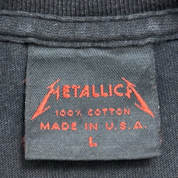 Vintage 1991 Metallica Enter Sandman Never Land Tour Shirt Brockum Large RARE!🔥 - Picture 4 of 11